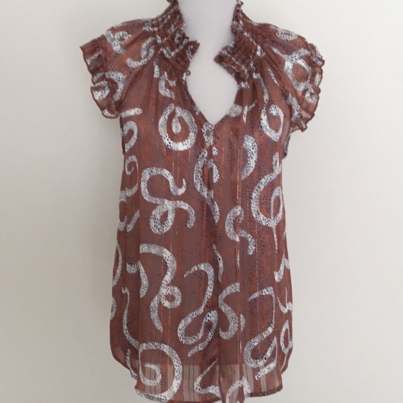 Rust blouse - Picture 3 of 4